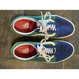 Vans Shoes Men’s Sz 11.5/Woman’s 13 Colorblock Yacht Club Old Skool Retro Skate